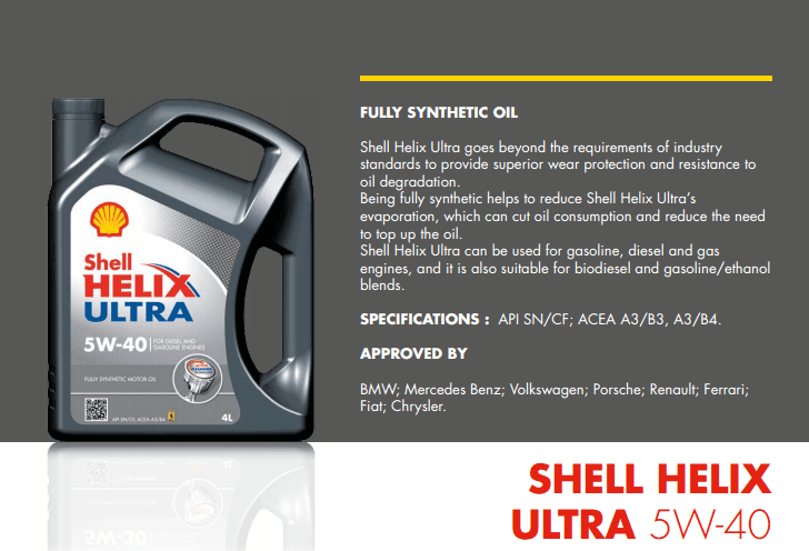 shell helix 5W-40